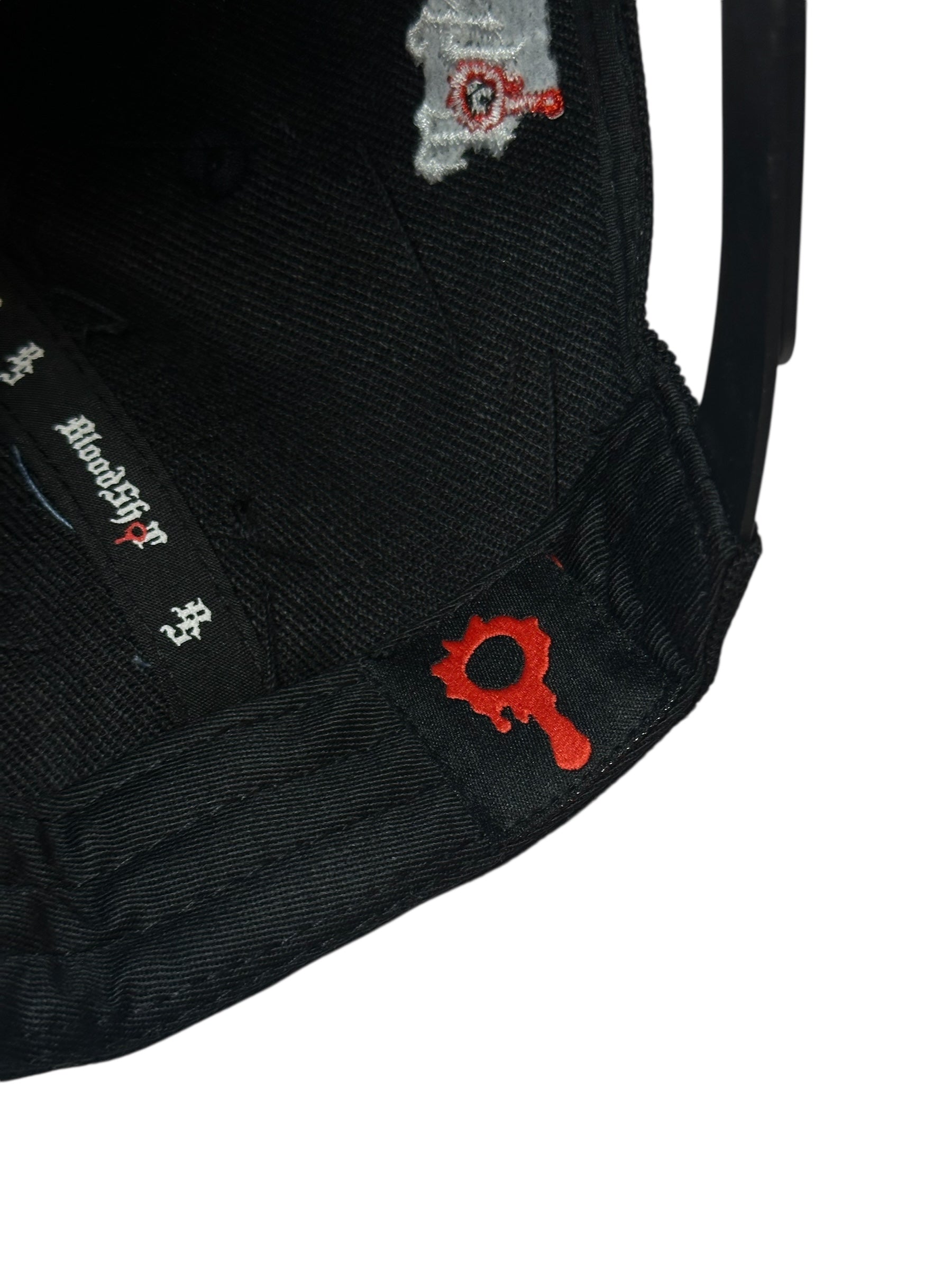 Black Rhinestone Snapback