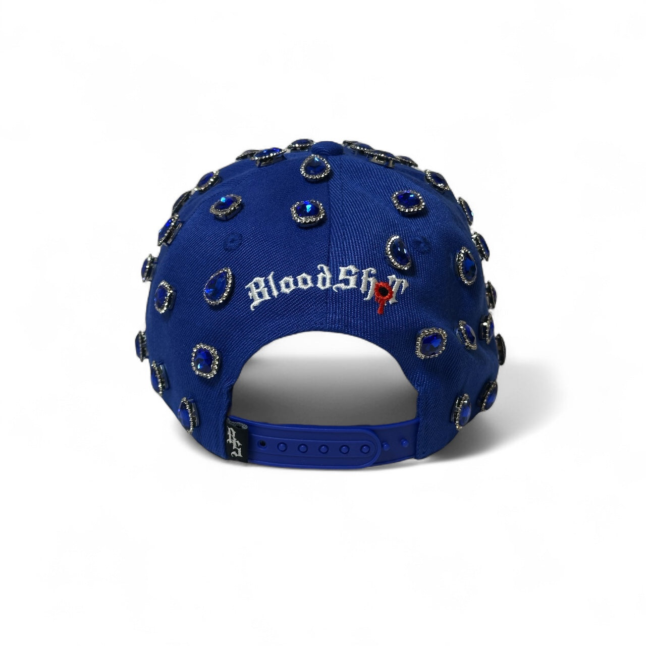 Blue Rhinestone Snapback