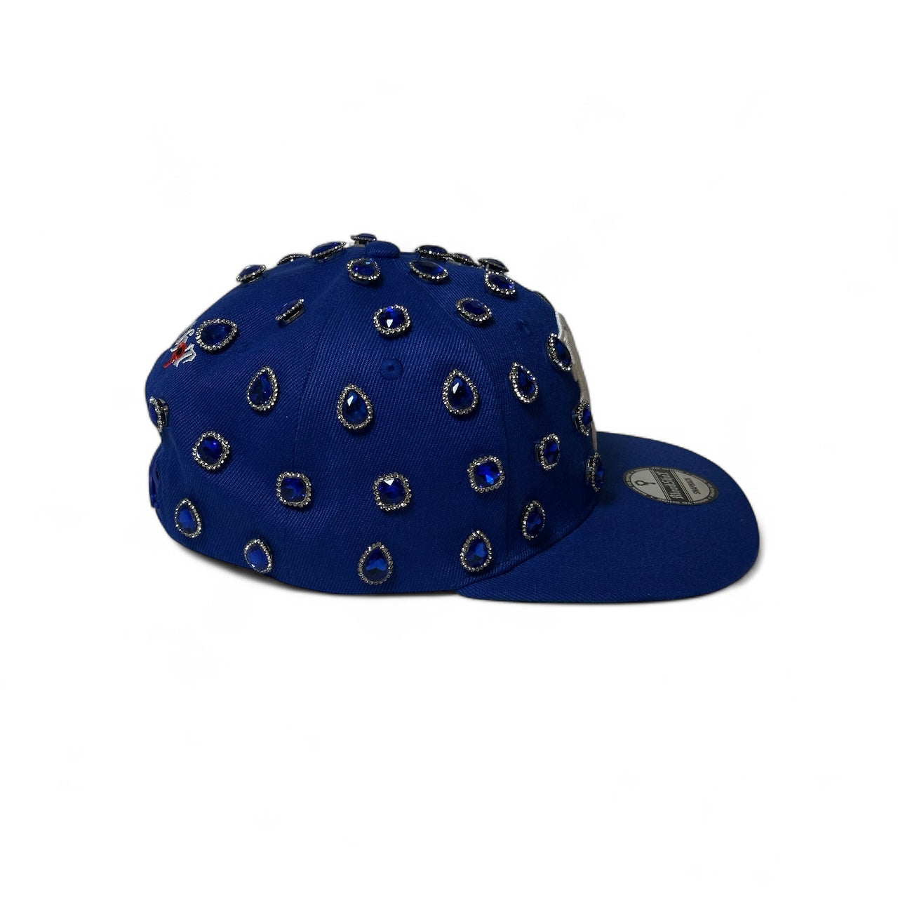 Blue Rhinestone Snapback