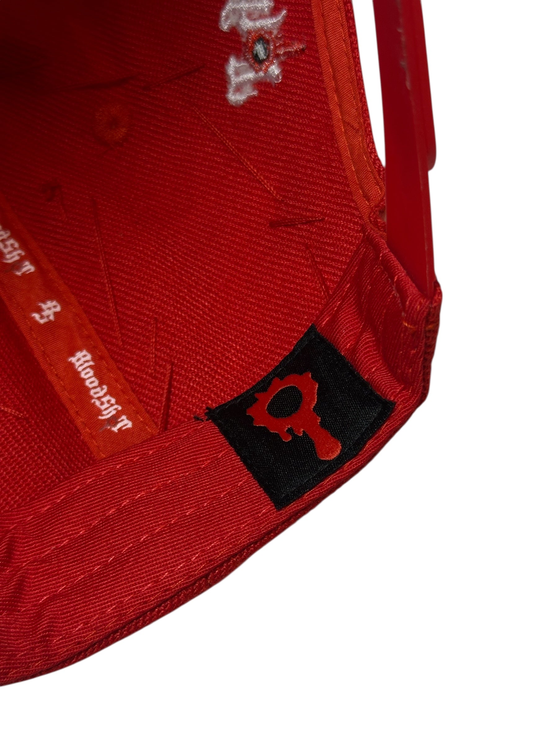Red Rhinestone Snapback